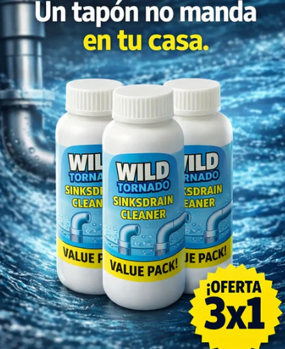 Wild Tornado™ 2x1 – Destapador de Cañerías en Minutos