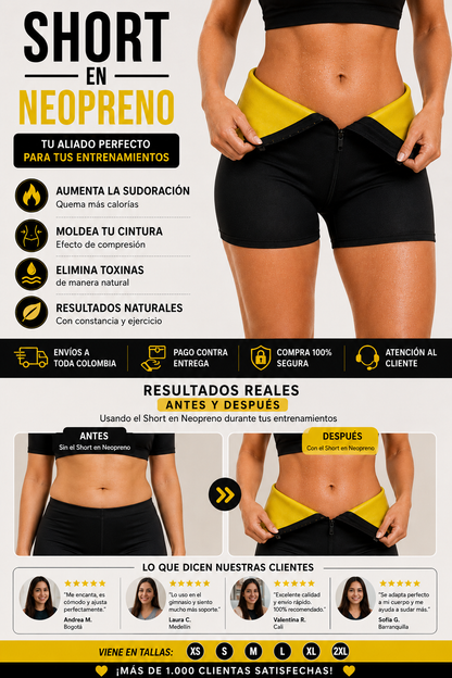 Short Cinturilla Neopreno - PAGO CONTRA REEMBOLSO